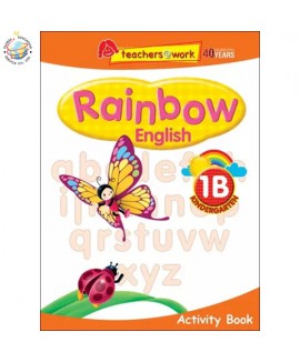 แบบฝึกหัดภาษาอังกฤษระดับอนุบาล Rainbow English Activity Book K1B