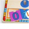 หอคอยเรียงสีตำมเลข (0-9)  ขนาด 10.5*2.5*10.5 ซม.