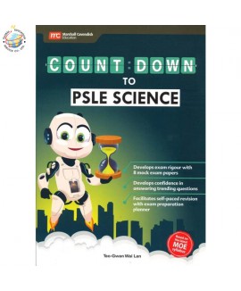 Count Down To PSLE Science หนังสือแบบทดสอบ หนังสือแบบฝึกหัด แบบฝึกหัดวิทยาศาสตร์ภาษาอังกฤษ แบบทดสอบวิทยาศาสตร์ภาษาอังกฤษ