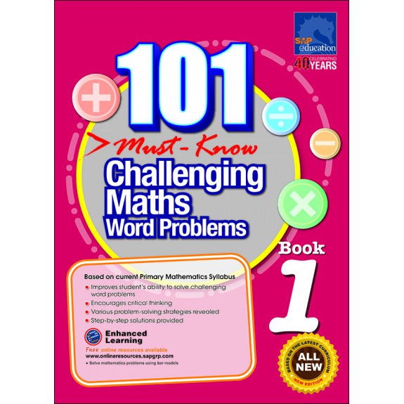 แบบฝึกหัดคณิตศาสตร์ ป.1_101 Must-Know Challenging Maths Word Problems Book 1