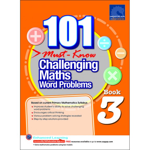 แบบฝึกหัดคณิตศาสตร์ ป.3_101 Must-Know Challenging Maths Word Problems Book 3