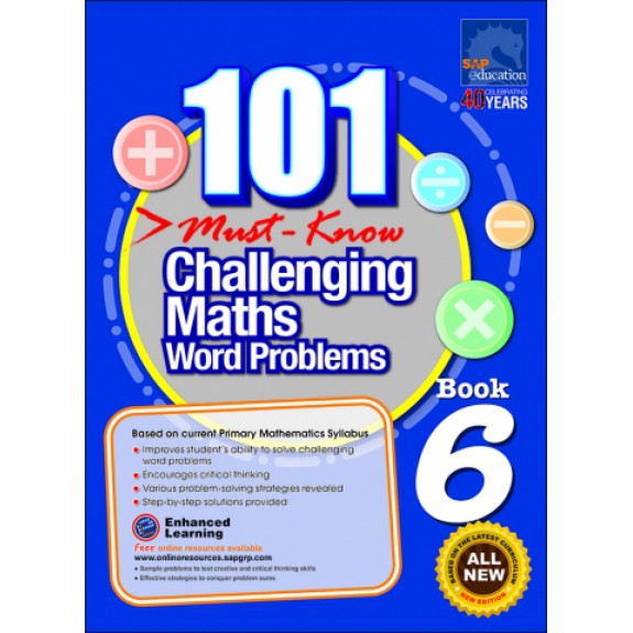 แบบฝึกหัดคณิตศาสตร์ ป.6_101 Must-Know Challenging Maths Word Problems Book 6