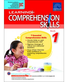 แบบฝึกหัดการจับใจความ ป.1  LEARNING+ ENGLISH COMPREHENSION SKILLS Book 1