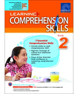 แบบฝึกหัดการจับใจความ ป.2  LEARNING+ ENGLISH COMPREHENSION SKILLS Book 2