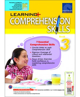 แบบฝึกหัดการจับใจความ ป.3  LEARNING+ ENGLISH COMPREHENSION SKILLS Book 3