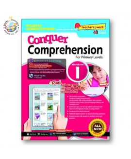 แบบฝึกหัดสรุปใจความภาษาอังกฤษ Conquer Comprehension For Primary Levels Workbook 1 
