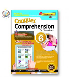 แบบฝึกหัดสรุปใจความภาษาอังกฤษ Conquer Comprehension For Primary Levels Workbook 6