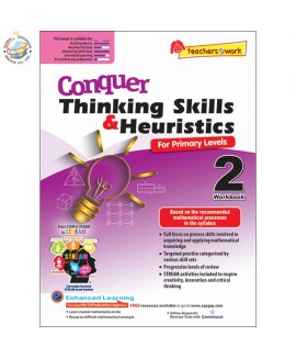 แบบฝึกหัดเสริมคณิตศาสตร์ ป.2 Conquer Thinking Skills & Heuristics For Primary Levels 2