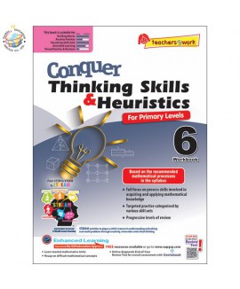 แบบฝึกหัดเสริมคณิตศาสตร์ ป.6 Conquer Thinking Skills & Heuristics For Primary Levels  6