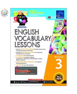 แบบฝึกหัดคำศัพท์ ป.3  English Vocabulary Lessons Workbook 3