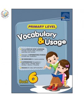 แบบฝึกหัดคำศัพท์ English Vocabulary Lesson  ป.6  Primary Level Vocabulary & Usage Book 6