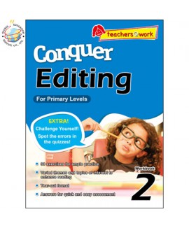 แบบฝึกหัดเสริมแก้คำศัพท์ภาษาอังกฤษ ป.2 Conquer Editing Workbook 2