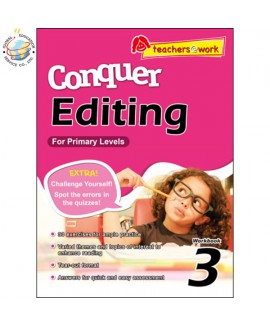 แบบฝึกหัดเสริมแก้คำศัพท์ภาษาอังกฤษ ป.3 Conquer Editing Workbook 3