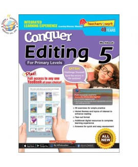 แบบฝึกหัดเสริมแก้คำศัพท์ภาษาอังกฤษ ป.5 Conquer Editing Workbook 5