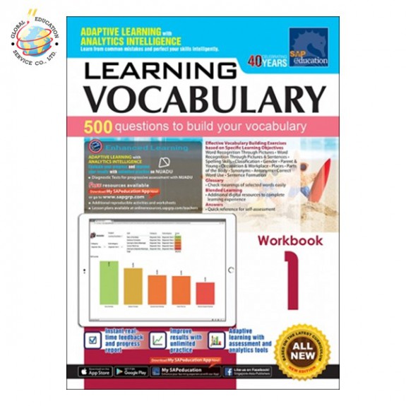 แบบฝึกหัดคำศัพท์ภาษาอังกฤษป. 1 Learning Vocabulary Workbook 1