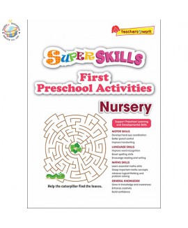 แบบฝึกหัดภาษาอังกฤษระดับอนุบาล Super Skills First Preschool Activities Nursery
