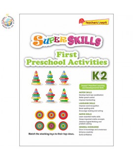 แบบฝึกหัดภาษาอังกฤษระดับอนุบาล Super Skills First Preschool Activities K2