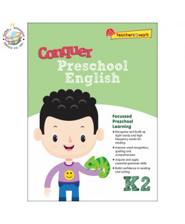 แบบฝึกหัดภาษาอังกฤษระดับอนุบาล Conquer Preschool English K2