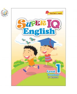 แบบฝึกหัดภาษาอังกฤษระดับอนุบาล Super IQ English Preschool Level 1