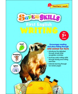 แบบฝึกหัดภาษาอังกฤษระดับอนุบาล Super Skills First English Writing (Age 3+ Years)