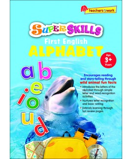แบบฝึกหัดภาษาอังกฤษระดับอนุบาล Super Skills First English Alphabet (Age 3+ Years)