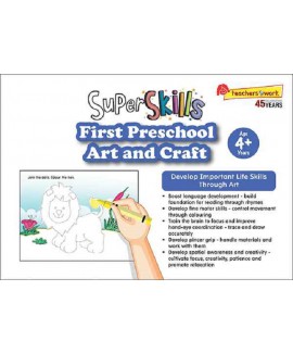 SAP_Super Skills First Preschool Art and Craft Age 4+ Years ฝึกทักษะพื้นฐานของเด็กวัยอนุบาล ผ่านกิจกรรมศิลปะและงานประดิษฐ์ (สำหรับ 4 ปีขึ้นไป) 