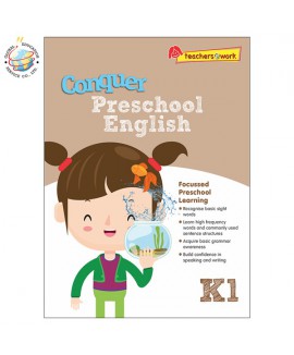 แบบฝึกหัดภาษาอังกฤษระดับอนุบาล Conquer Preschool English K1