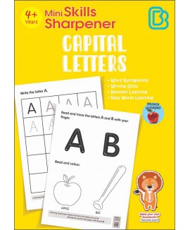 SAP_Mini Skills Sharpener CAPITAL LETTERS (4+ Years) สมุดภาพระบายสีสำหรับเขียนตัวอักษรพิมพ์ใหญ่ (สำหรับเด็กอายุ 4 ปีขึ้นไป) 