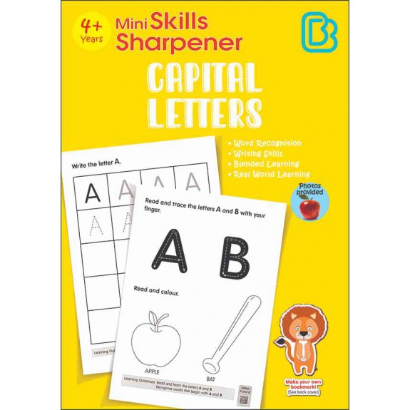 SAP_Mini Skills Sharpener CAPITAL LETTERS (4+ Years) สมุดภาพระบายสีสำหรับเขียนตัวอักษรพิมพ์ใหญ่ (สำหรับเด็กอายุ 4 ปีขึ้นไป) 