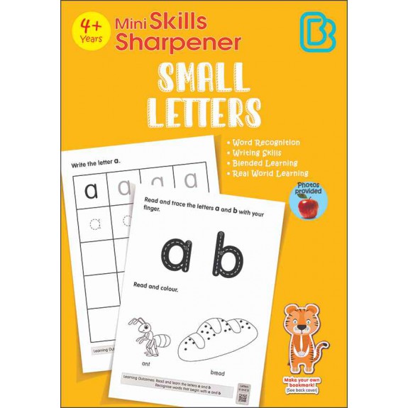 SAP_Mini Skills Sharpener SMALL LETTERS (4+ Years) สมุดภาพระบายสีสำหรับเขียนตัวอักษรพิมพ์เล็ก (สำหรับเด็กอายุ 4 ปีขึ้นไป) 
