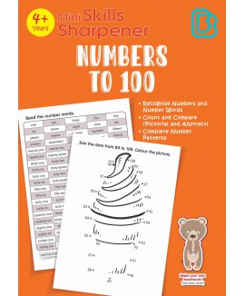 SAP_Mini Skills Sharpener NUMBERS 1 TO 100 (4+ Years) สมุดฝึกทักษะขนาดเล็ก ตัวเลข 1 ถึง 100 (สำหรับเด็กอายุ 4 ปีขึ้นไป) 