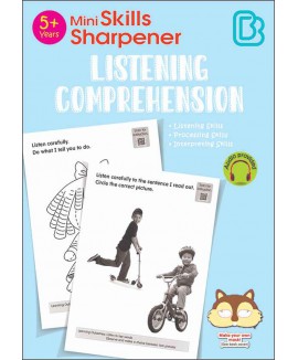 SAP_Mini Skills Sharpener LISTENING COMPREHENSION (5+ Years) สมุดภาพระบายสีสำหรับฝึกฝนทักษาะการฟัง (สำหรับเด็กอายุ 5 ปีขึ้นไป) 