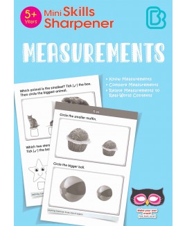 SAP_Mini Skills Sharpener MEASUREMENTS (5+ Years) แบบฝึกทักษะการวัดขนาด (สำหรับเด็กอายุ 5 ปีขึ้นไป)