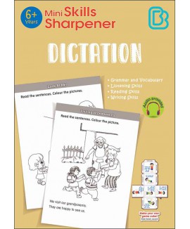 SAP_Mini Skills Sharpener DICTATION (6+ Years) สมุดภาพระบายสีสำหรับเขียนตามคำสั่ง (สำหรับเด็กอายุ 6 ปีขึ้นไป) 