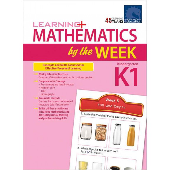 SAP_LEARNING+ MATHEMATICS by the WEEK Kindergarten 1 แบบเสริมคณิตศาสตร์ สำหรับอนุบาล 2