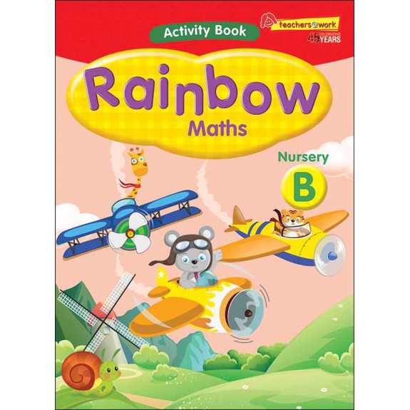 SAP_แบบฝึกหัดคณิตศาสตร์ สำหรับอนุบาล 1 Rainbow Maths Activity Book Nursery B