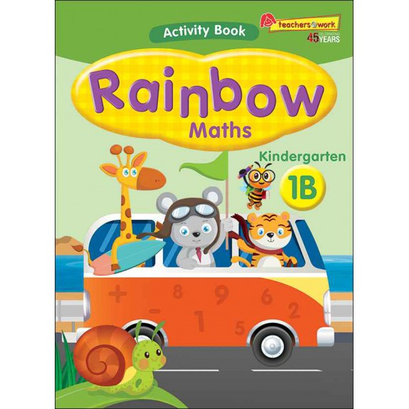 SAP_แบบฝึกหัดคณิตศาสตร์ สำหรับอนุบาล 2 Rainbow Maths Activity Book Kindergarten 1B