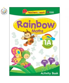 แบบฝึกหัดคณิตศาสตร์ภาษาอังกฤษระดับอนุบาล Rainbow Maths Activity Book K1A