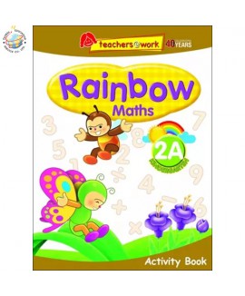 แบบฝึกหัดคณิตศาสตร์ภาษาอังกฤษระดับอนุบาล Rainbow Maths Activity Book K2A