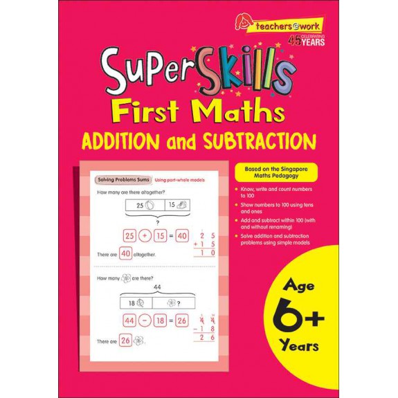 SAP_Super Skills First Preschool Maths ADDITION and SUBTRACTION (Age 6+ Years)  แบบฝึกหัดคณิตศาสตร์การ + - สำหรับอนุบาล 6 ปีขึ้นไป