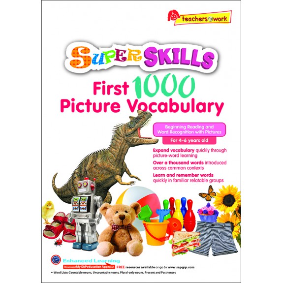 SAP_SUPER SKILLS First 1000 Picture Vocabulary ภาพคำศัพท์ 1000 คำ สำหรับอนุบาล