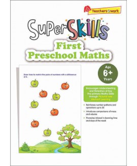 SAP_Super Skills First Preschool Maths (Age 6+ Years) แบบฝึกหัดคณิตศาสตร์สำหรับอนุบาล 6 ปีขึ้นไป