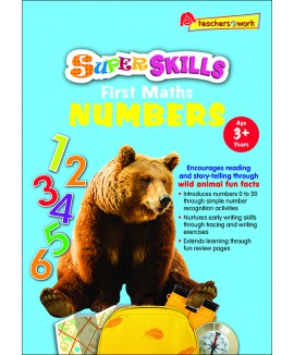SAP_Super Skills First Maths NUMBERS (Age 3+ Years) แบบฝึกหัดคณิตศาสตร์สำหรับอนุบาล อายุ 3 ปีขึ้นไป