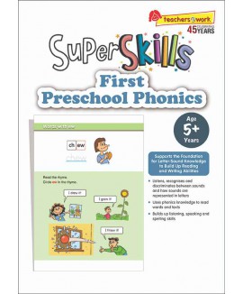 SAP_SUPER SKILLS First Preschool Phonics (Age 5+ Years) โฟนิกส์สำหรับเด็กอายุ 5 ปีขึ้นไป