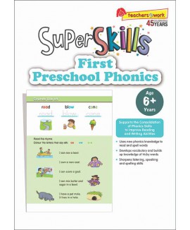 SAP_SUPER SKILLS First Preschool Phonics (Age 6+ Years) โฟนิกส์สำหรับเด็กอายุ 6 ปีขึ้นไป