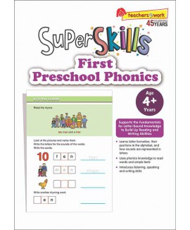 SAP_SUPER SKILLS First Preschool Phonics (Age 4+ Years) โฟนิกส์สำหรับเด็กอายุ 4 ปีขึ้นไป