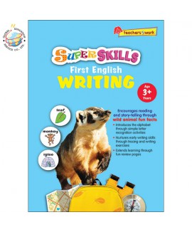 แบบฝึกหัดภาษาอังกฤษระดับอนุบาล Super Skills First English Writing (Age 3+ Years)