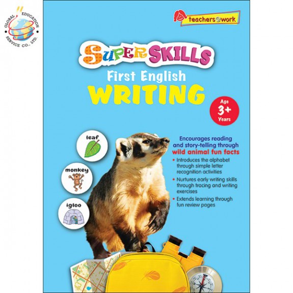 แบบฝึกหัดภาษาอังกฤษระดับอนุบาล Super Skills First English Writing (Age 3+ Years)