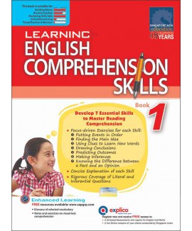 SAP_แบบฝึกหัดภาษาอังกฤษประถมศึกษาปีที่ 1 LEARNING+ ENGLISH COMPREHENSION SKILLS Book 1