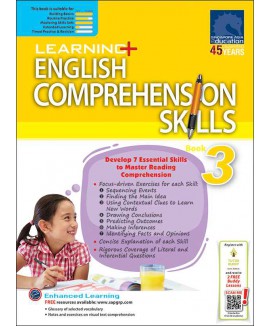 SAP_แบบฝึกหัดภาษาอังกฤษประถมศึกษาปีที่ 3 LEARNING+ ENGLISH COMPREHENSION SKILLS Book 3